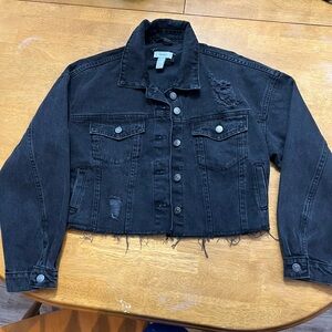 Forever 21 Cropped Denim Jacket